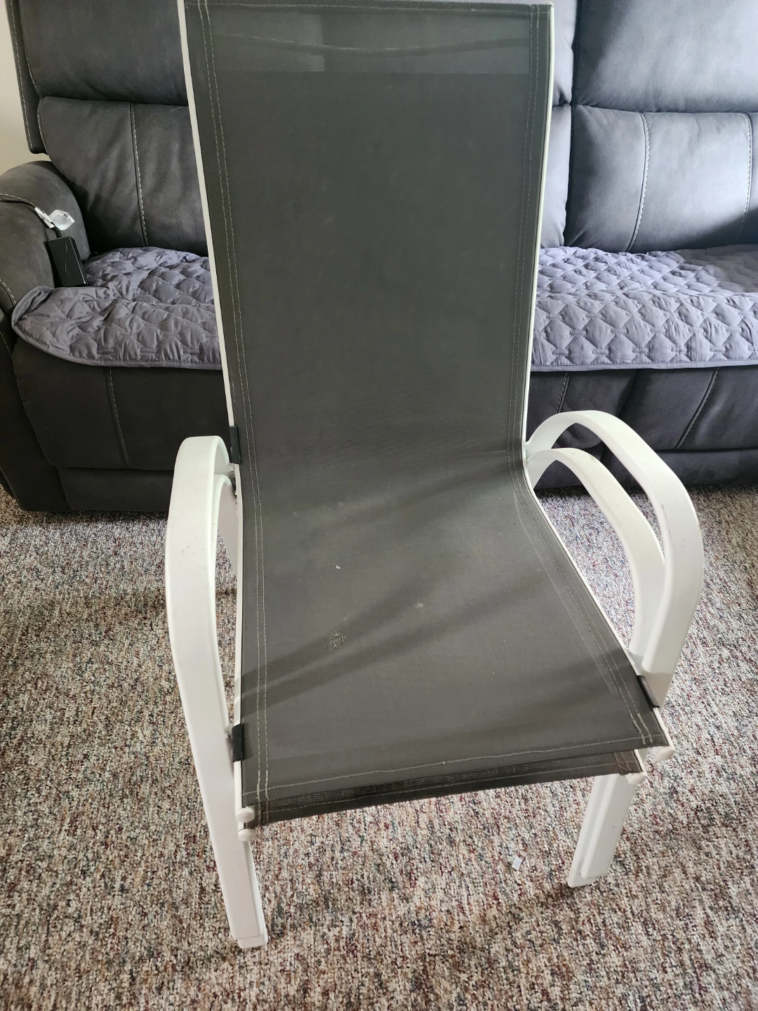 Grey Sling Chair