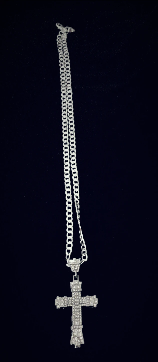 925 S.Silver  Cross Pendant Necklace - photo 2