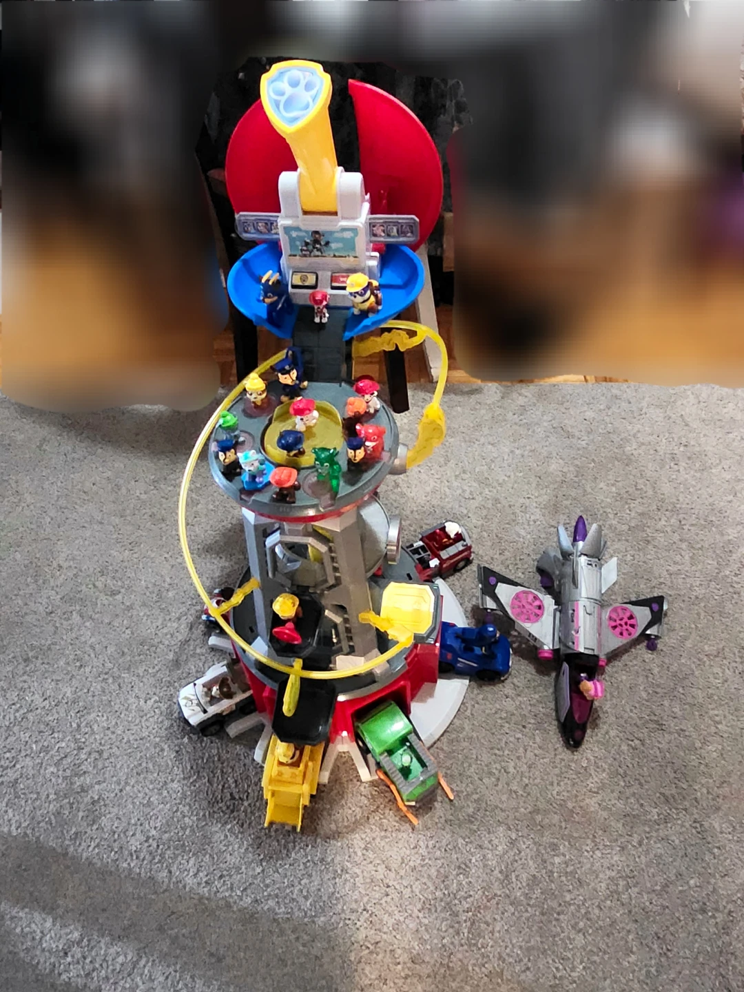 Paw Patrol Tower with Vehicles and Figures
