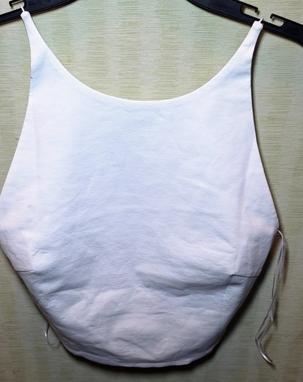White Cropped Tank Top Zara - photo 3