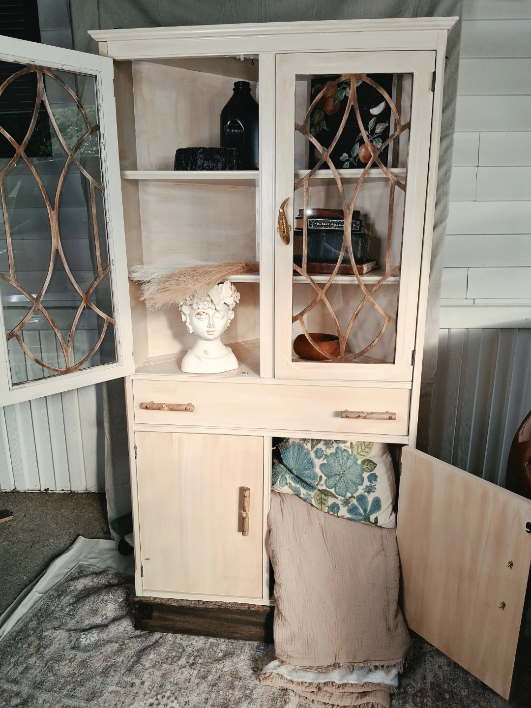 Redesigned Nature Inspired Corner Cabinet - photo 4