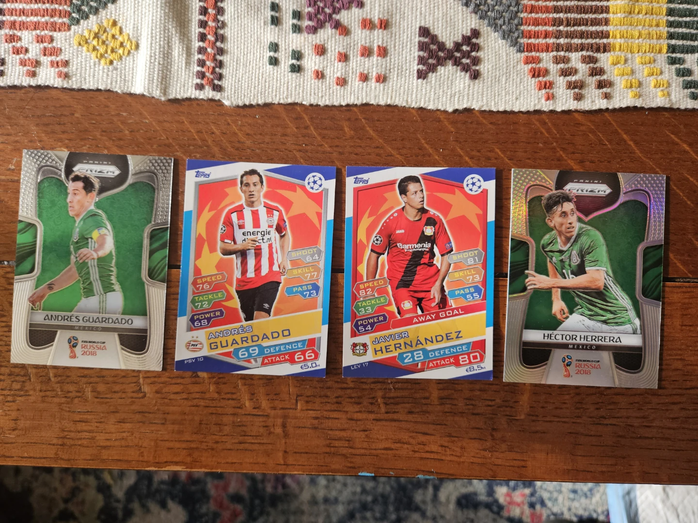 Panini FIFA World Cup 2018 & Topps Match Attax Soccer Cards