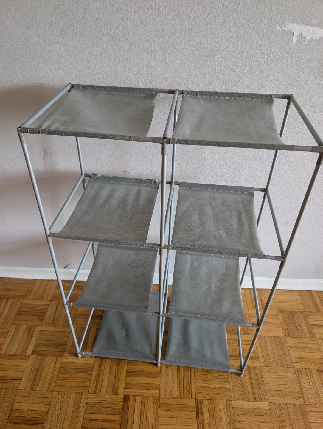 Grey Fabric Shelf Unit - photo 2