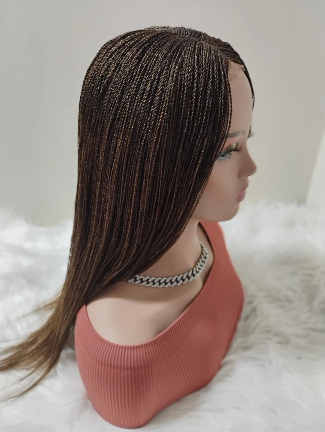 Brown Micro Braids Wig (1 million Braid Wig) - photo 2