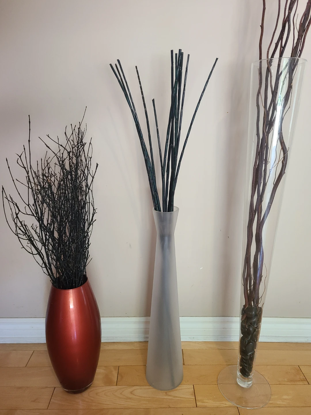 Home or office decor vase set with branches - photo 3