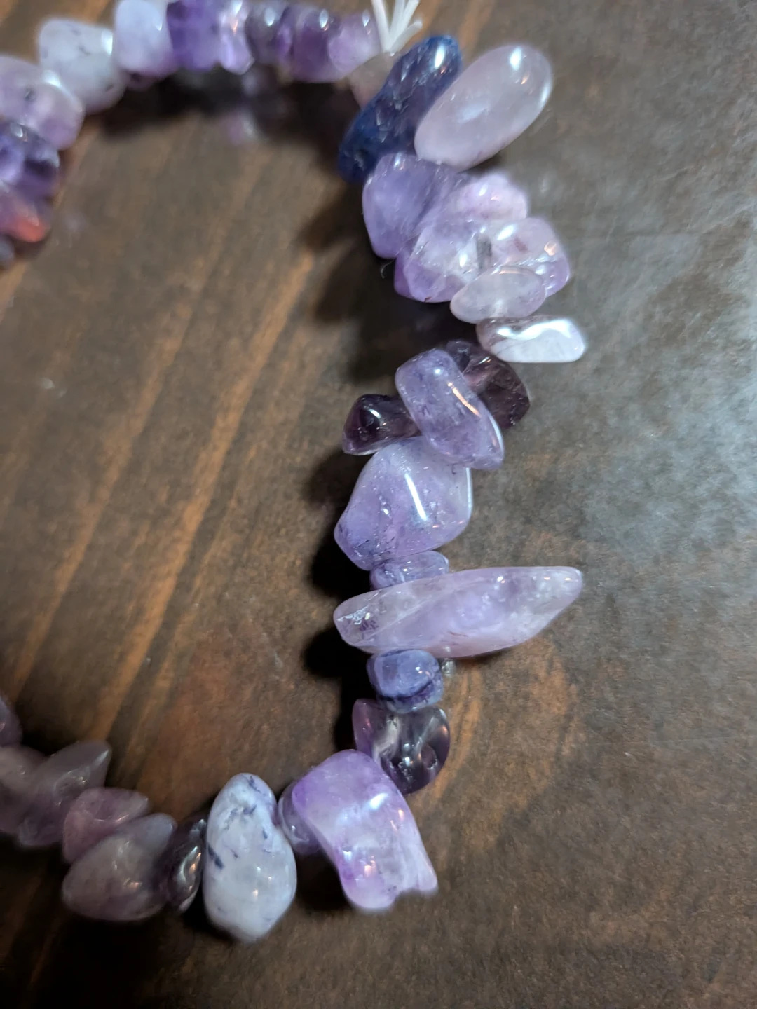 Amethyst Chip Beaded Bracelet - photo 2