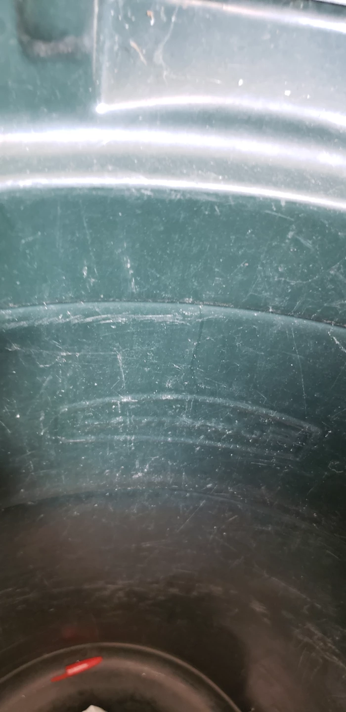 Dark Green Plastic Storage Bin - photo 2