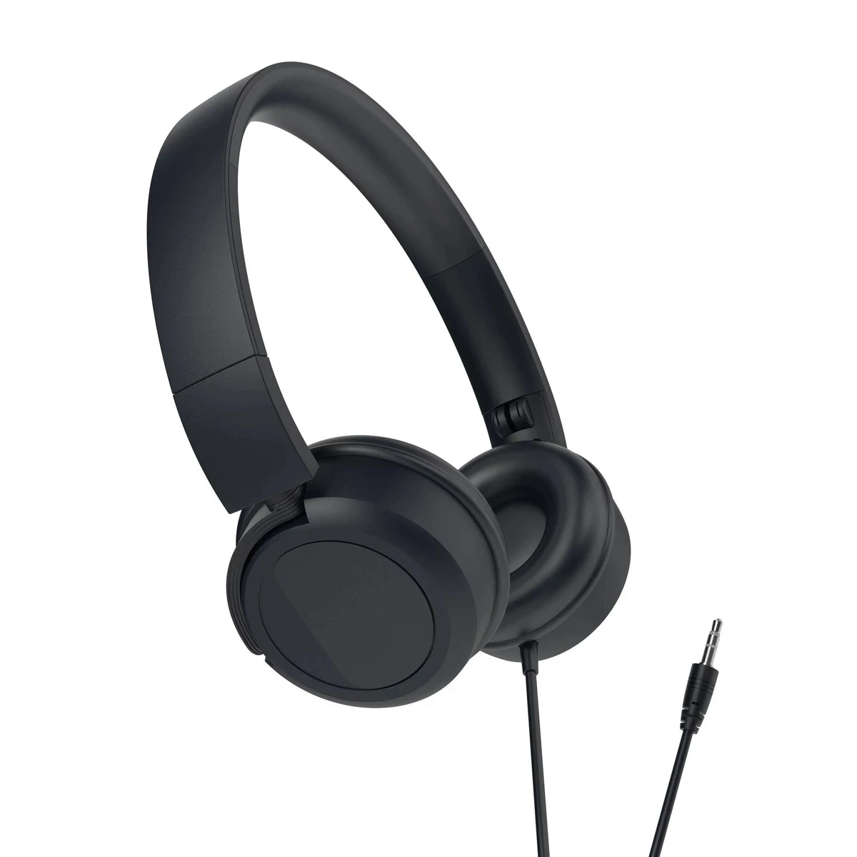 Gems Wired On-Ear Headphones Kids Safe Volume Listening-Black