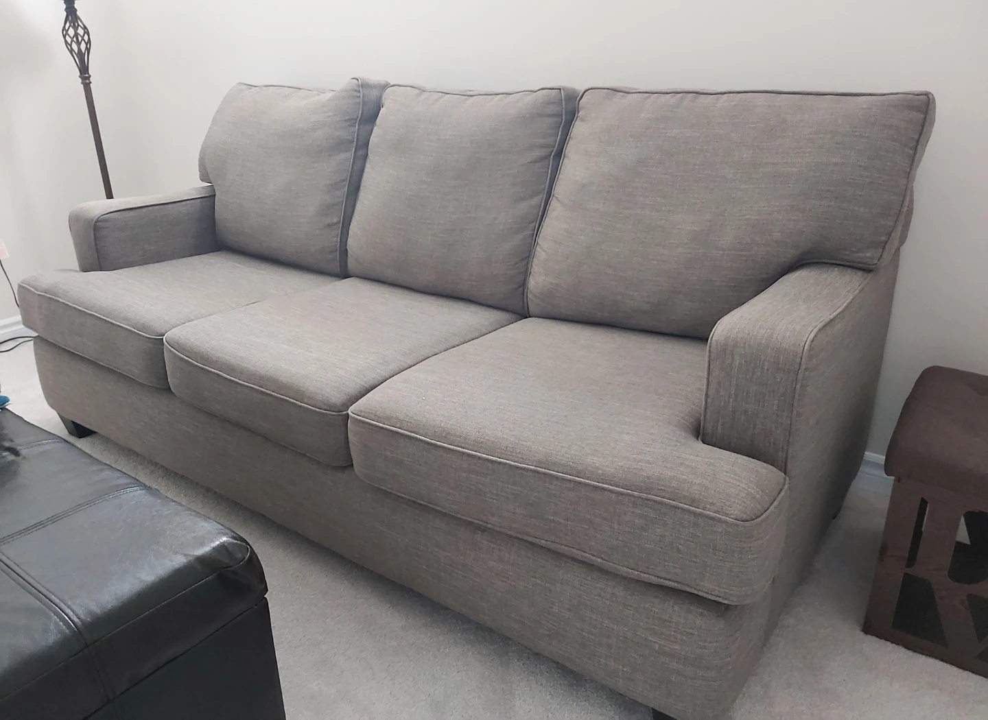 Grey 3-Seater Sofa