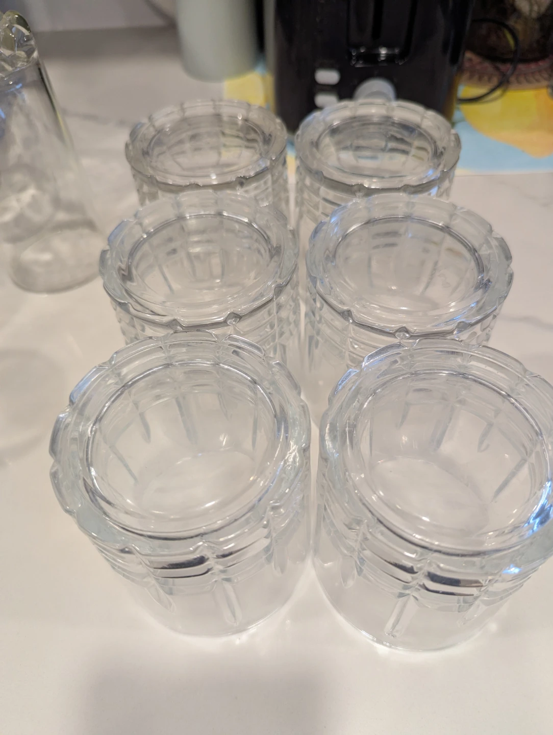 Set of 6 glass Dessert Bowls