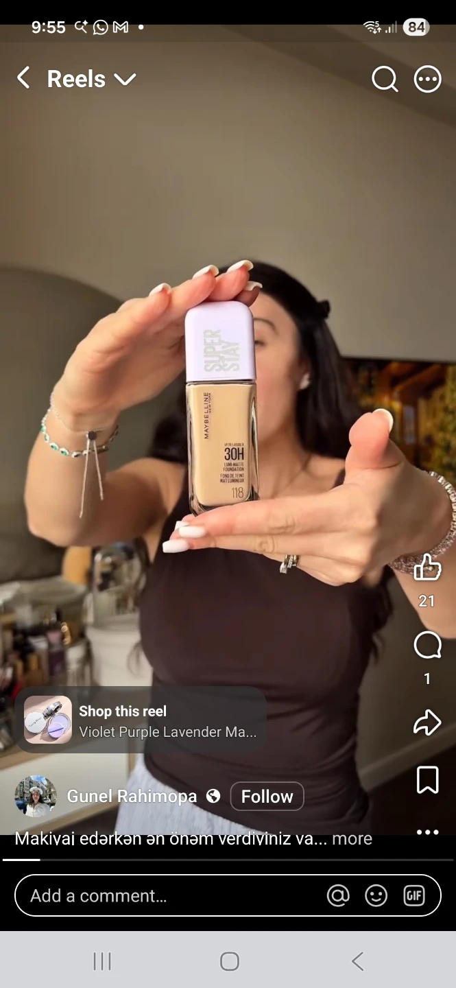 Maybelline Super Stay 30H Foundation 118