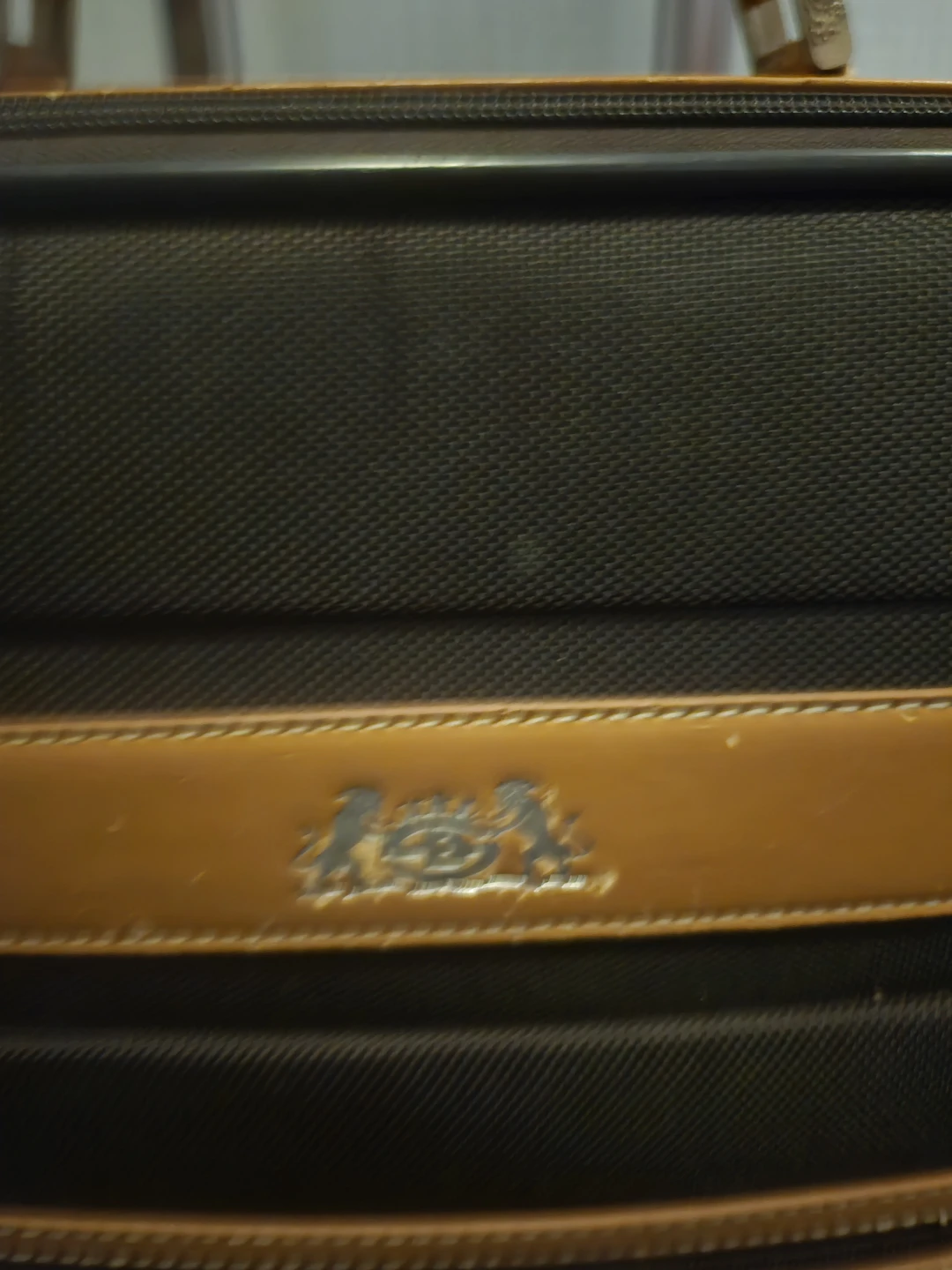 Bentley Black and Tan Carry-On Luggage with Wheels - photo 3