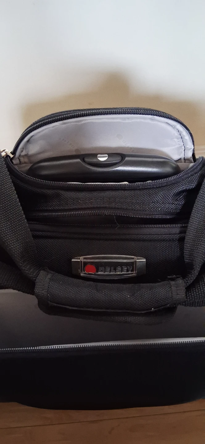 Delsey Black Wheeled Carry-On Luggage - photo 4