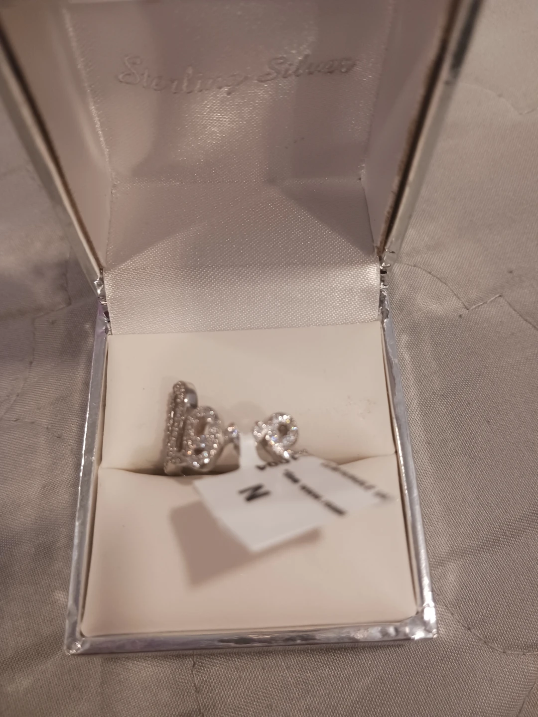 Sterling Silver "Love" Ring