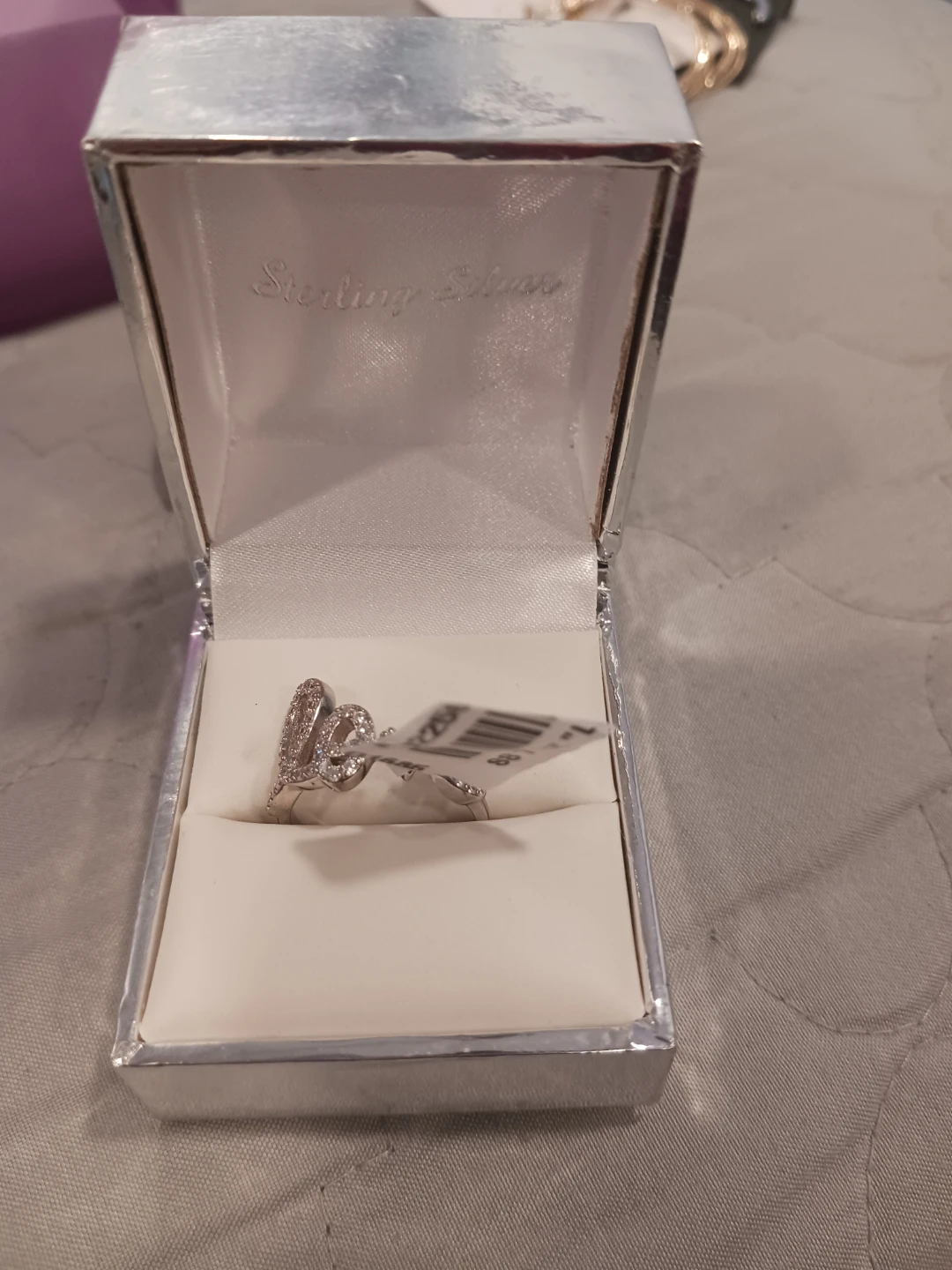 Sterling Silver "Love" Ring - photo 2