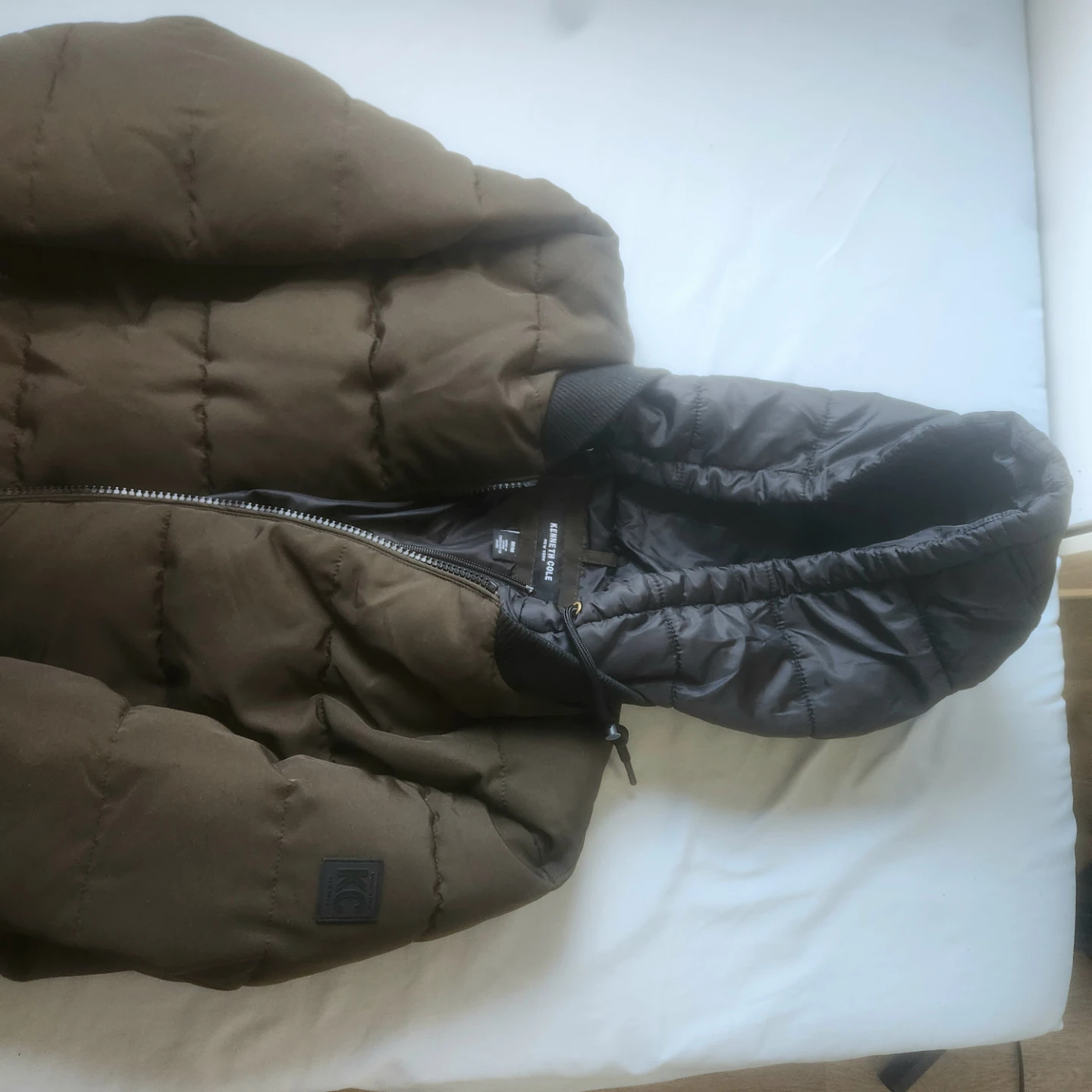 Kenneth Cole Reaction Men's Oxford Hooded Bomber Jack - photo 2