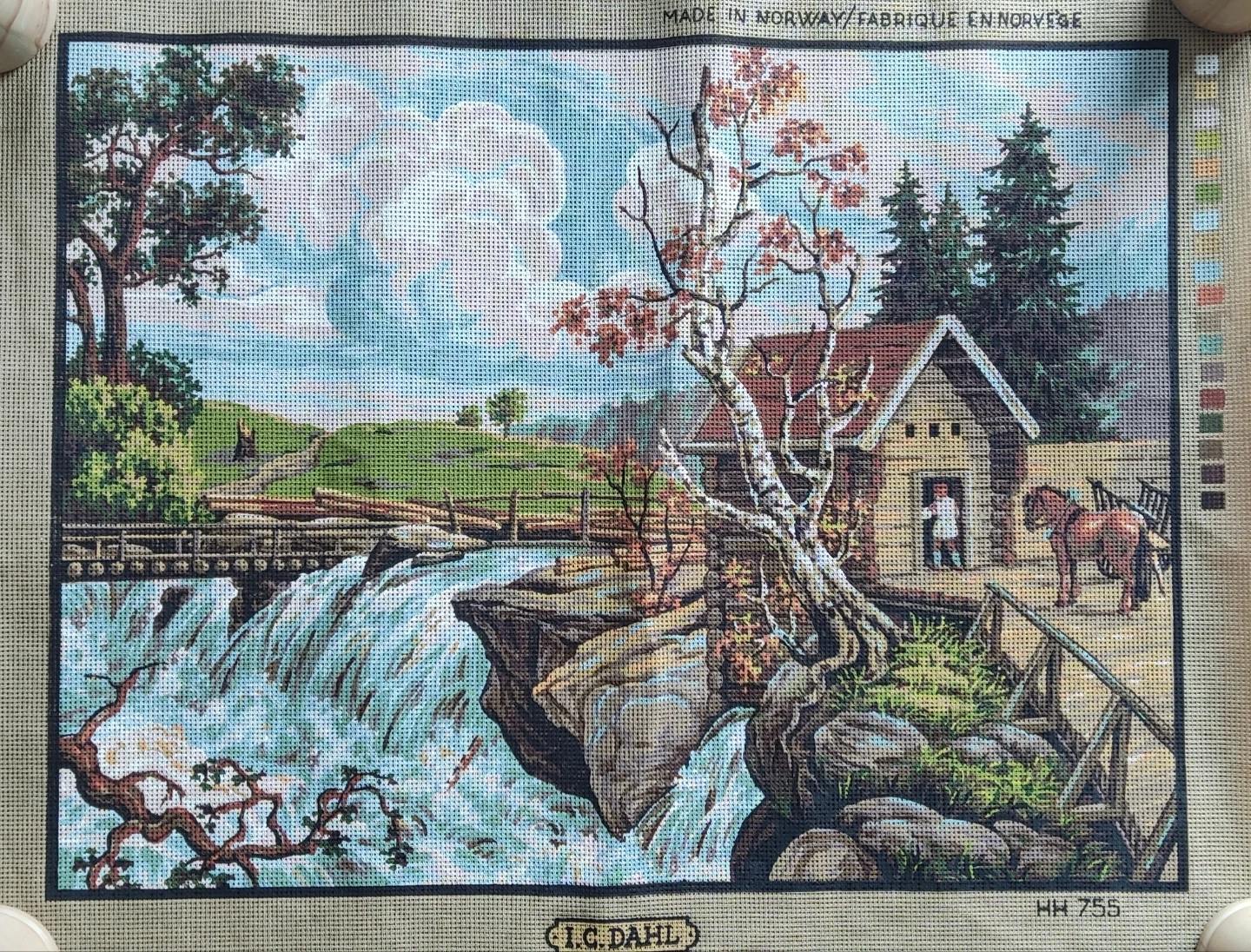 Royal Paris "La Bergère" Needlepoint Kit