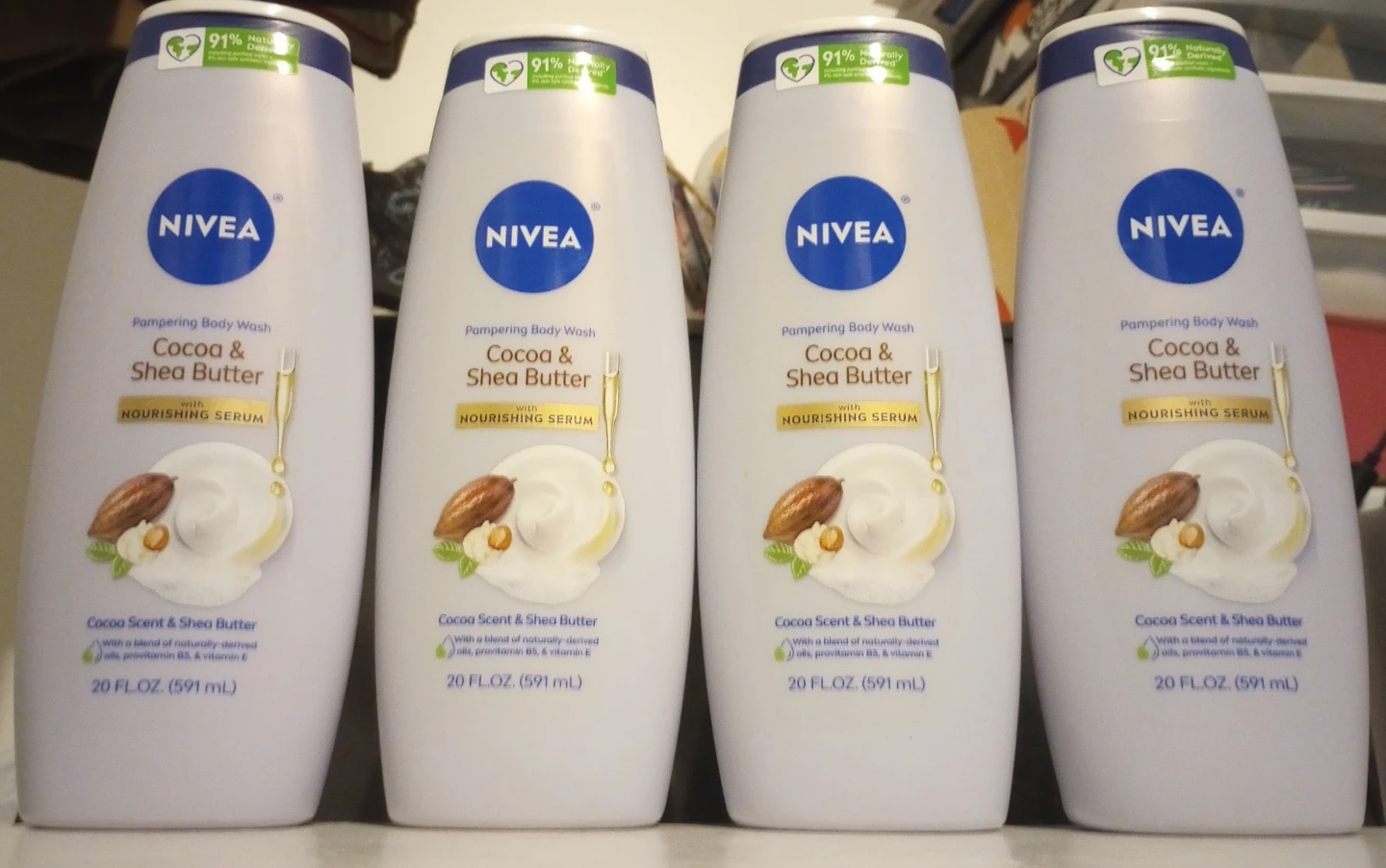 Nivea Coconut & Shea Butter Body Wash - 4 for $16