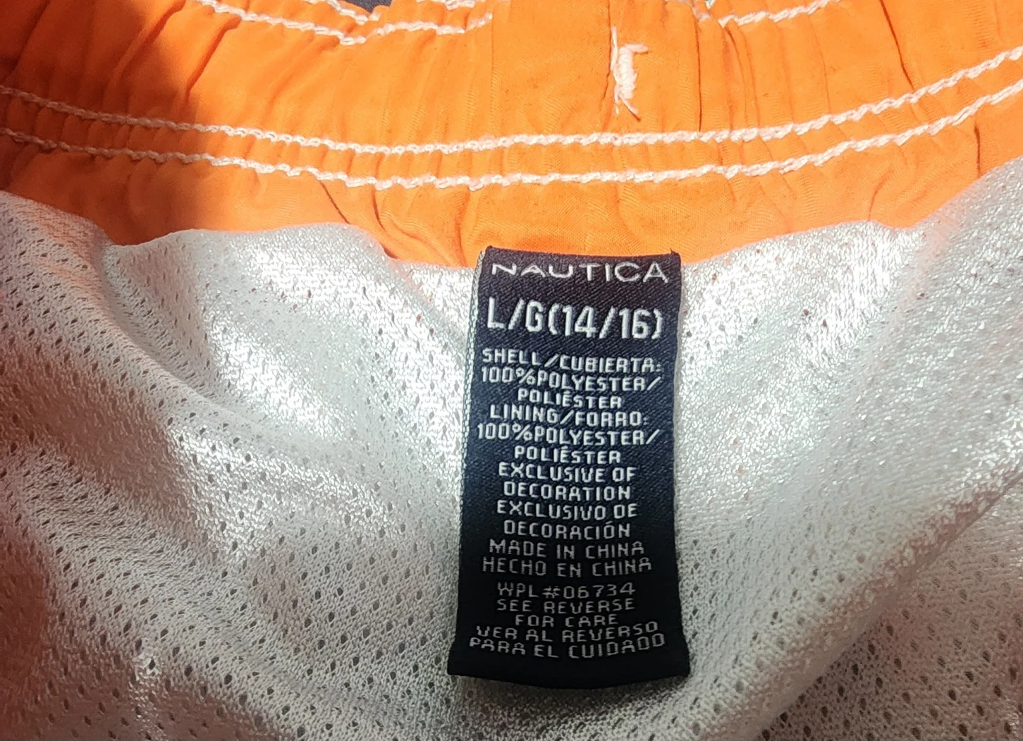 Nautica Plaid Swim Trunks Size L(14/16) - photo 3