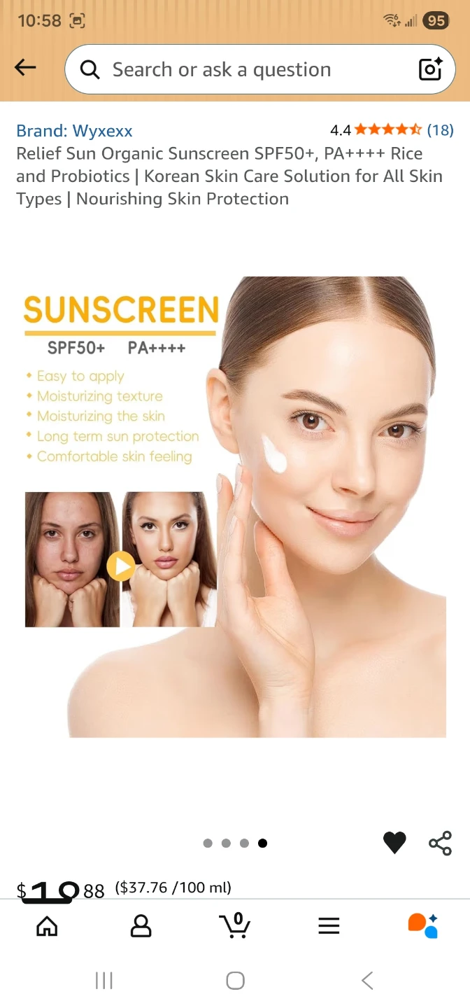 Wyxeexx Relief Sun Organic Sunscreen SPF50+ - photo 5