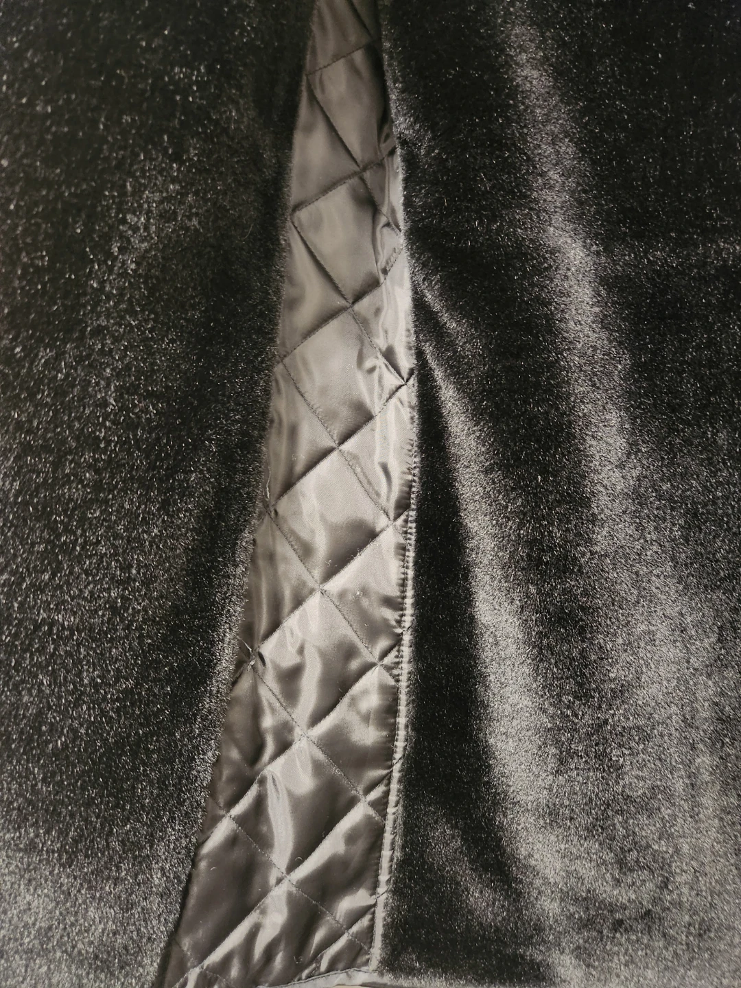 SEQUENCE Faux Leather Fur Lined Coat - photo 3