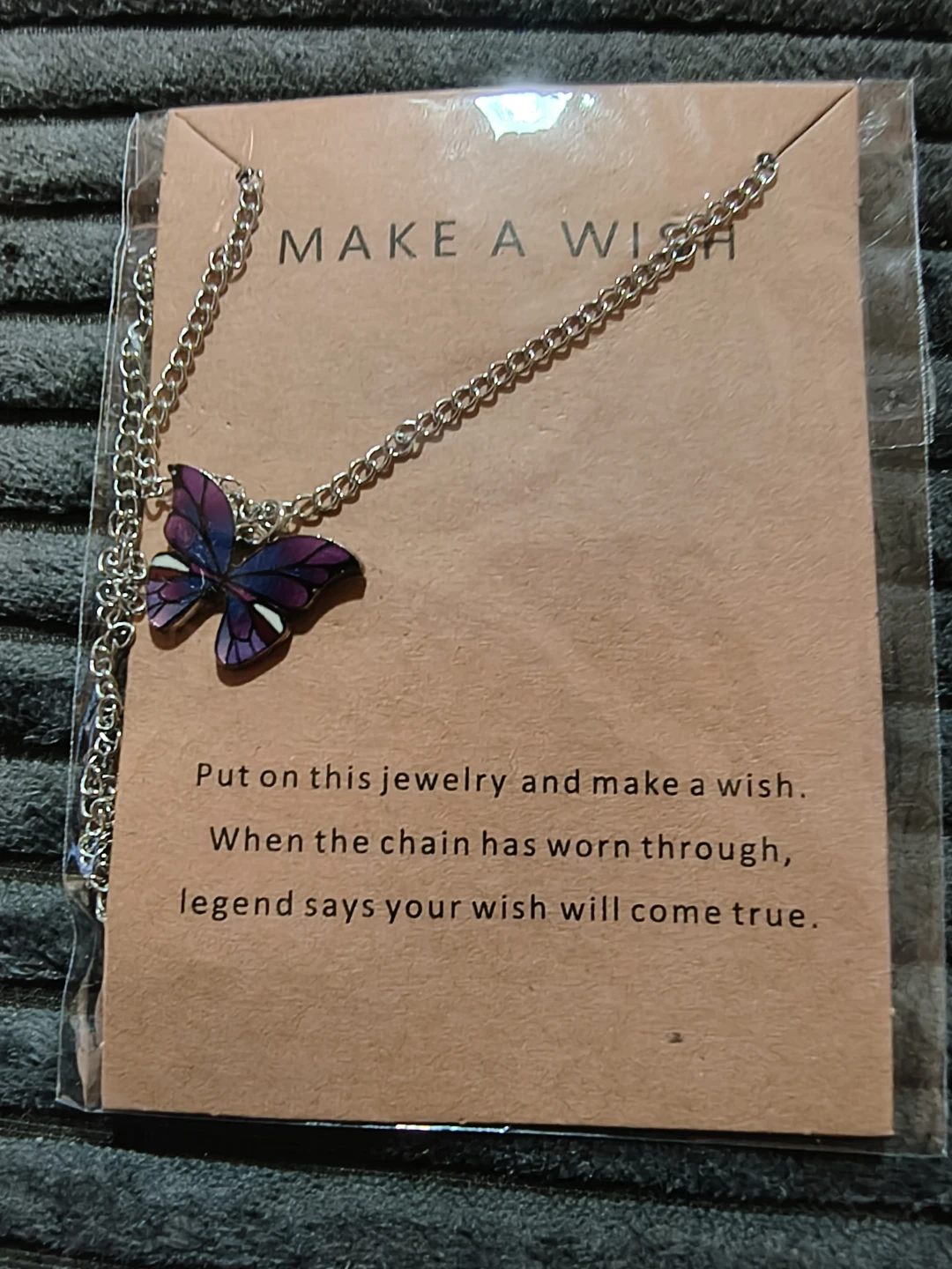 Make a Wish Butterfly Necklace