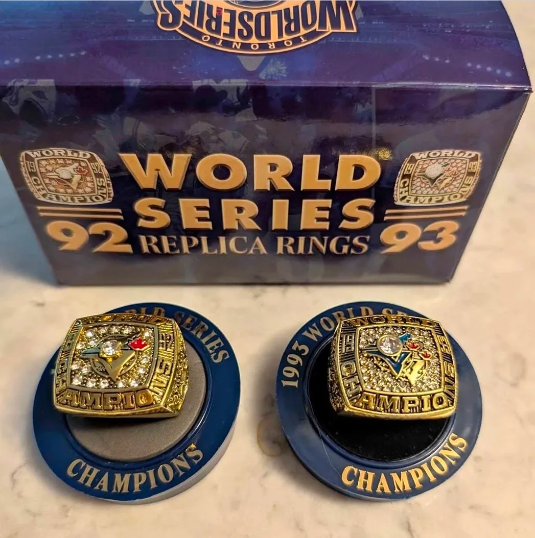 Toronto Blue Jays 1992 & 1993 World Series Replica Rings