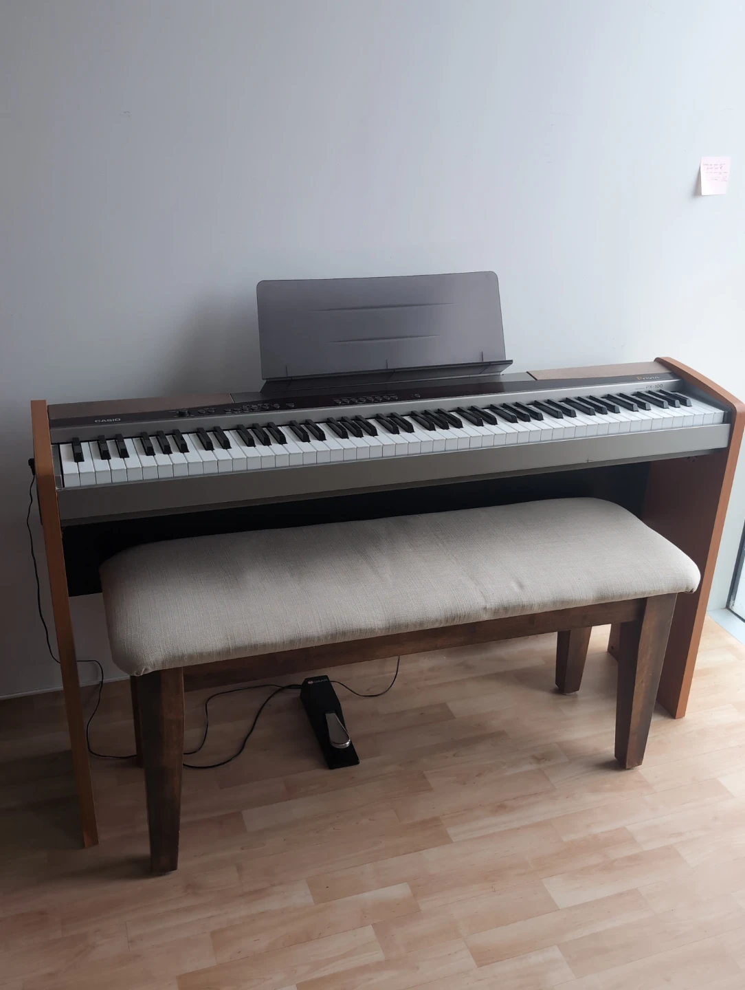 Casio Privia PX-100 Digital Piano with Bench and Pedal