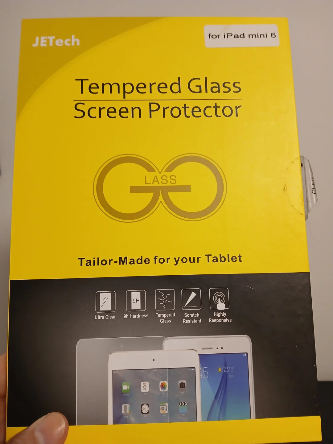 JETech Tempered Glass Screen Protector for iPad mini 6