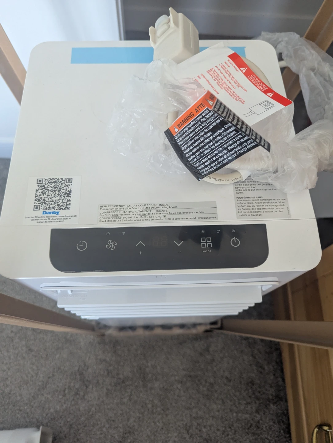 Danby 5,100 SACC/ 8,500 BTU Portable Air Conditioner - photo 4