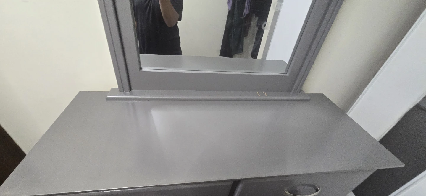 Huge Grey Dresser with Mirror  new - photo 3
