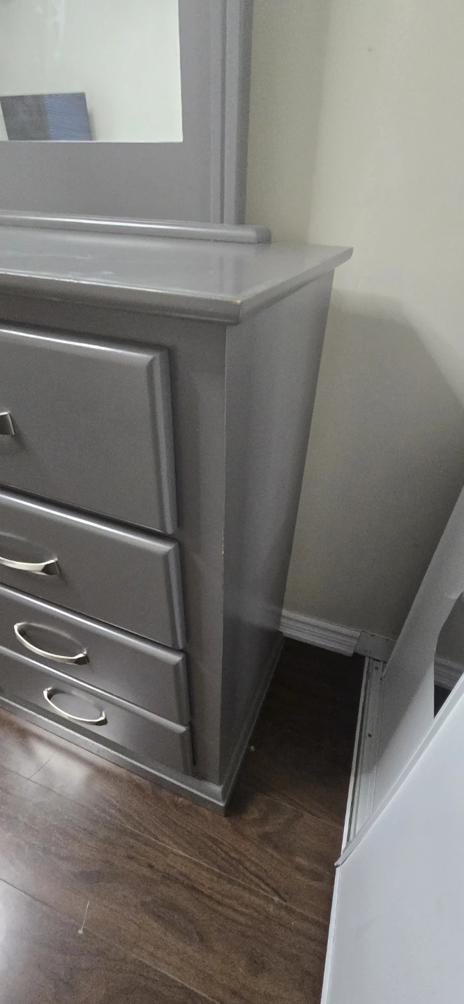 Huge Grey Dresser with Mirror  new - photo 4