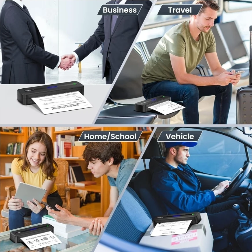 New Phomemo M832 Portable Printer, Inkless Thermal Printer - photo 5