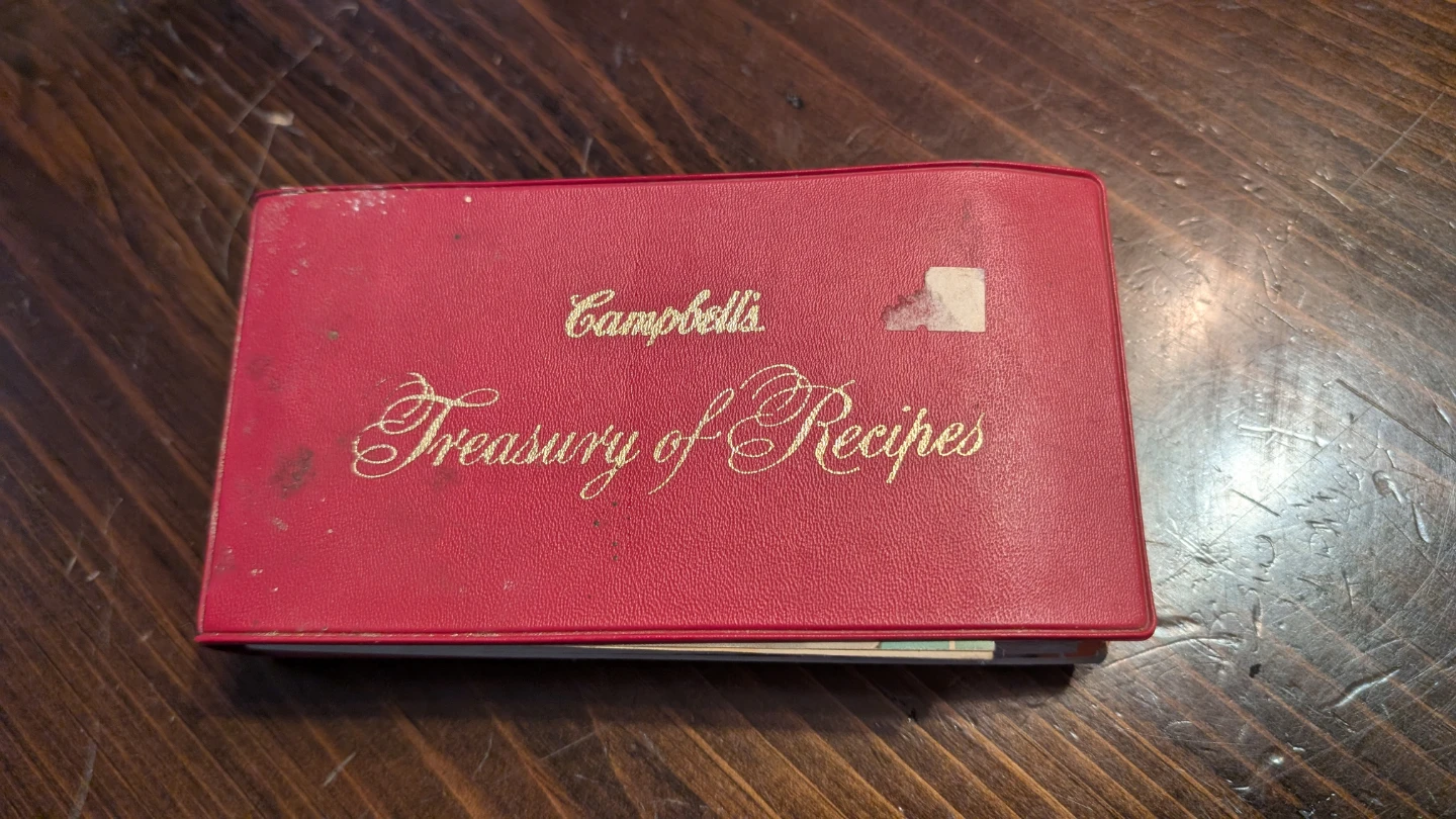 Campbell's Treasury of Recipes Recipe Card Box