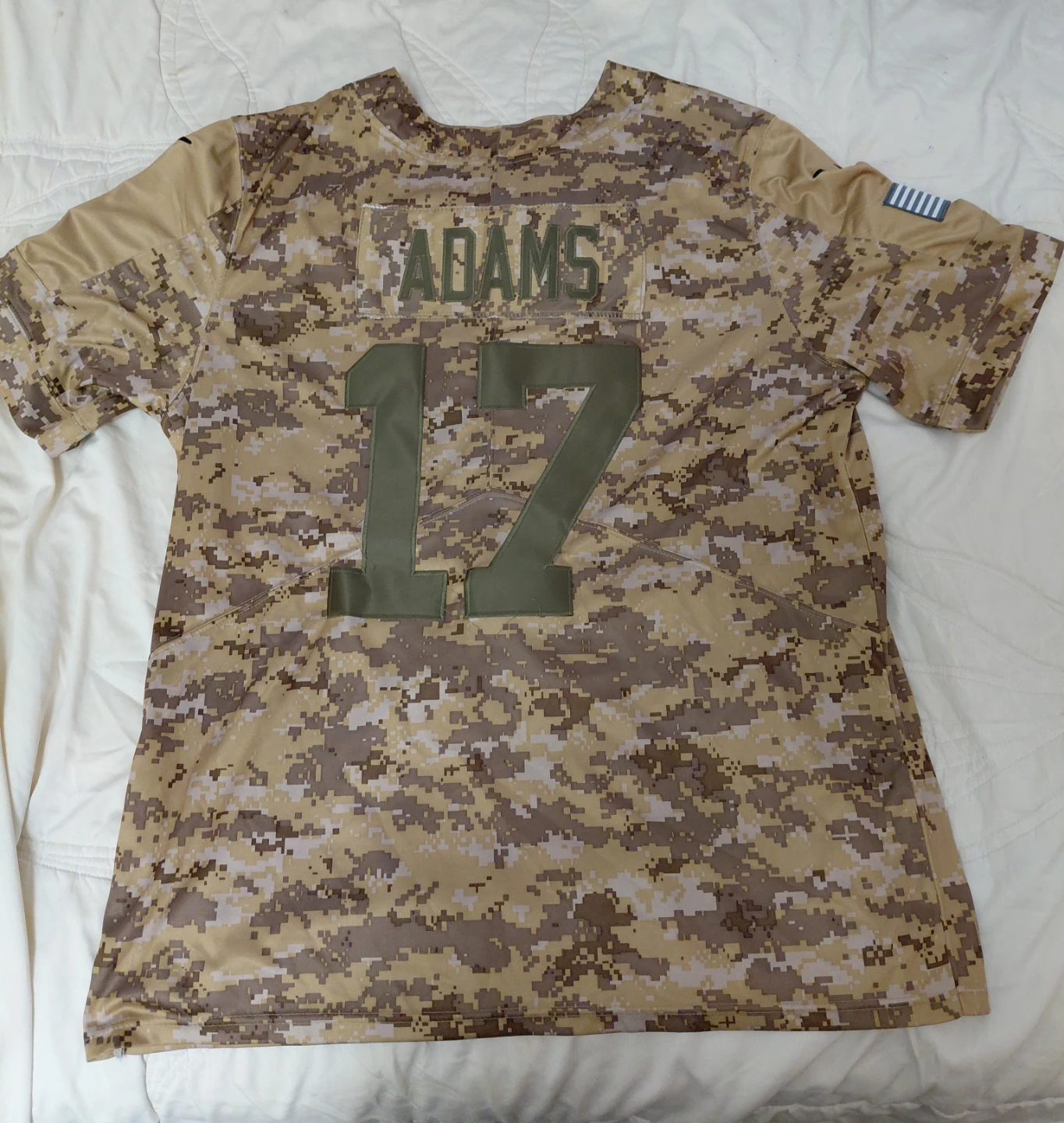 Nike Green Bay Packers "Salute to Service" Jersey Adams Size M - photo 2