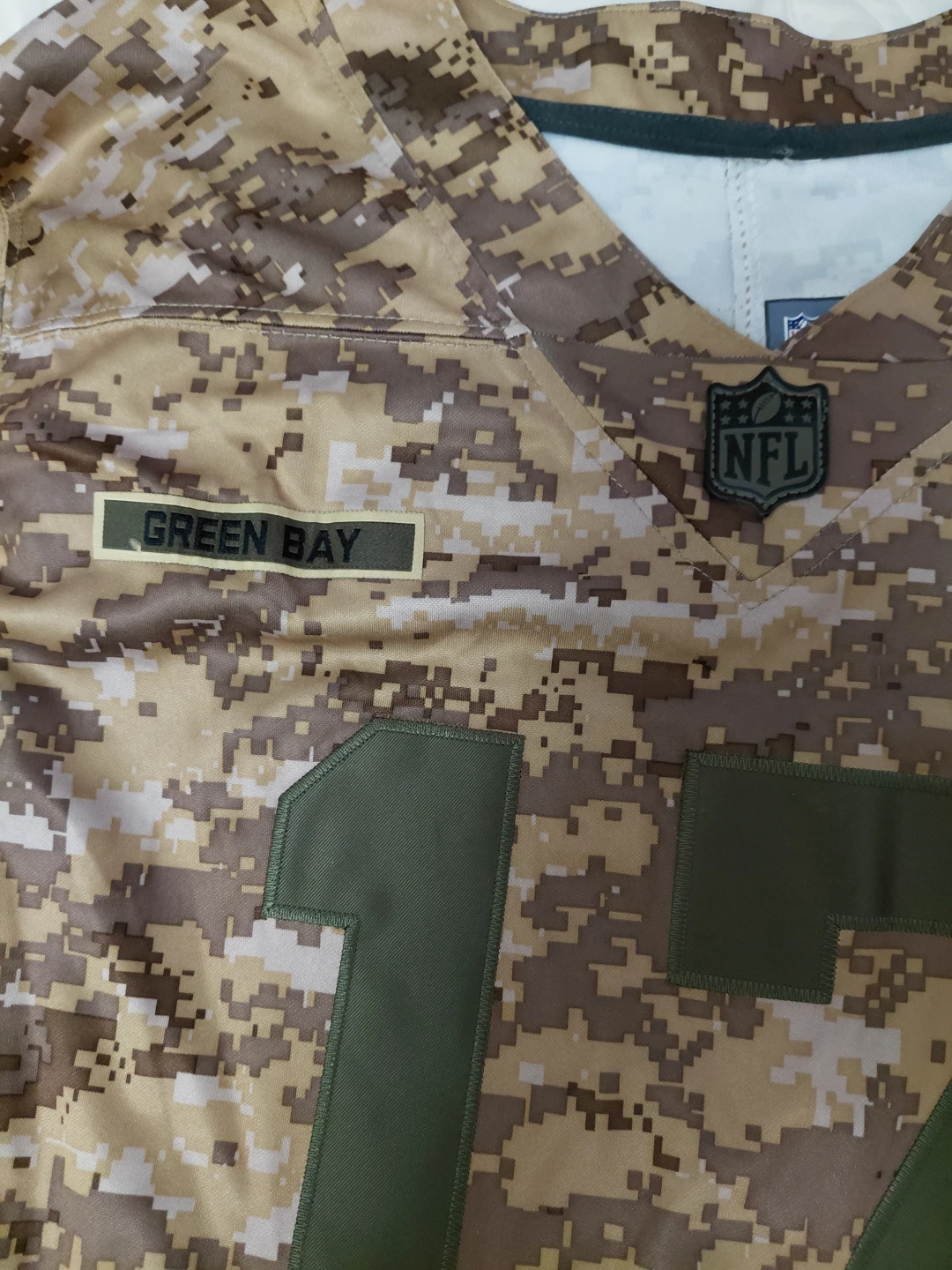 Nike Green Bay Packers "Salute to Service" Jersey Adams Size M - photo 4