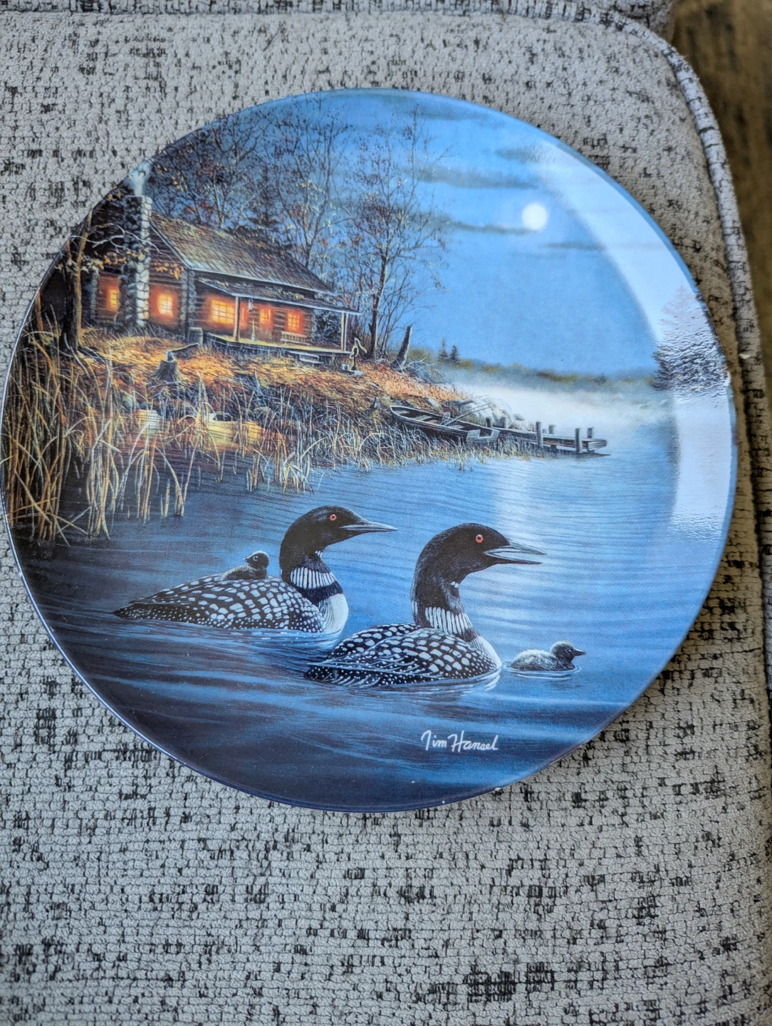 Moonlight Echoes Collector Plate by Jim Hansel - First Issue