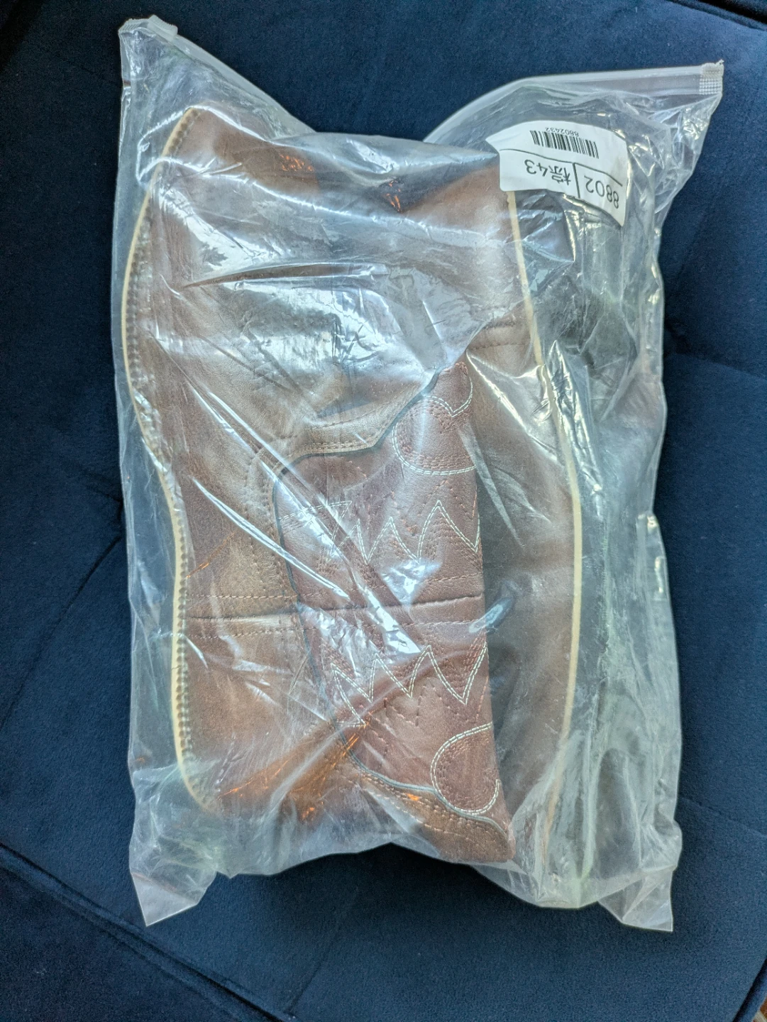 Brown Cowboy Boots men's 9.5 brand new - photo 3