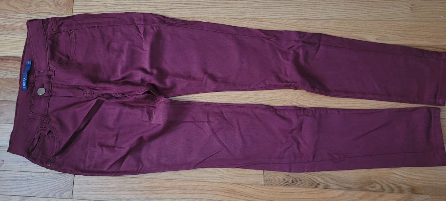 Edefa Burgundy Pants Size 16