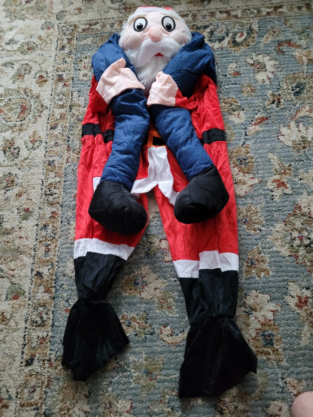 Funny Santa Piggyback Costume – Carry Me / Ride-On Christmas Sui - photo 2