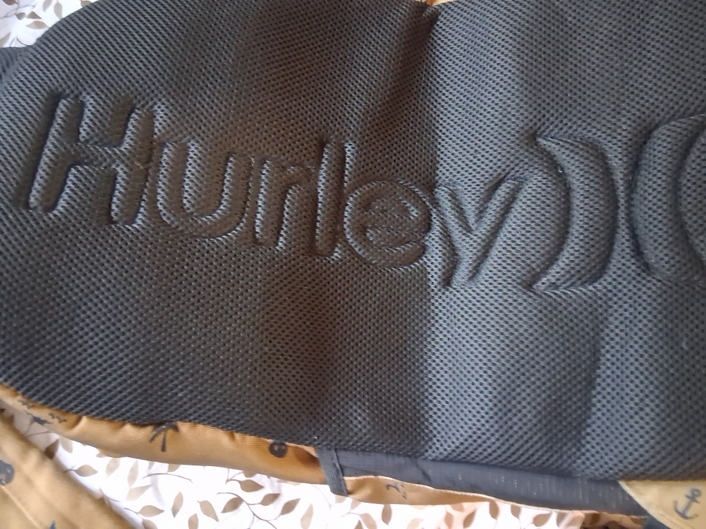 Hurley Backpack - Tan with Palm Trees and Anchors - photo 3