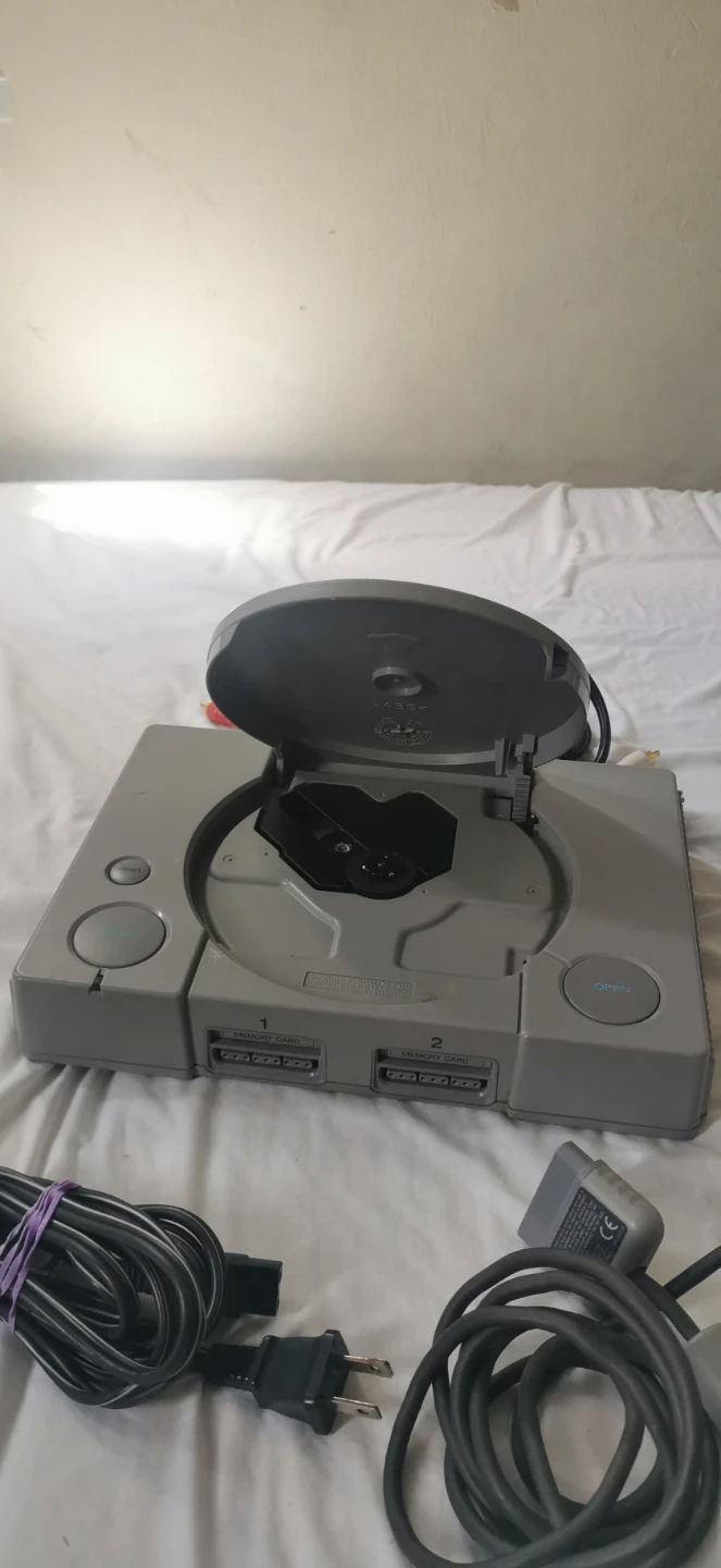 Sony PlayStation 1 Console with Controller and Games - photo 3