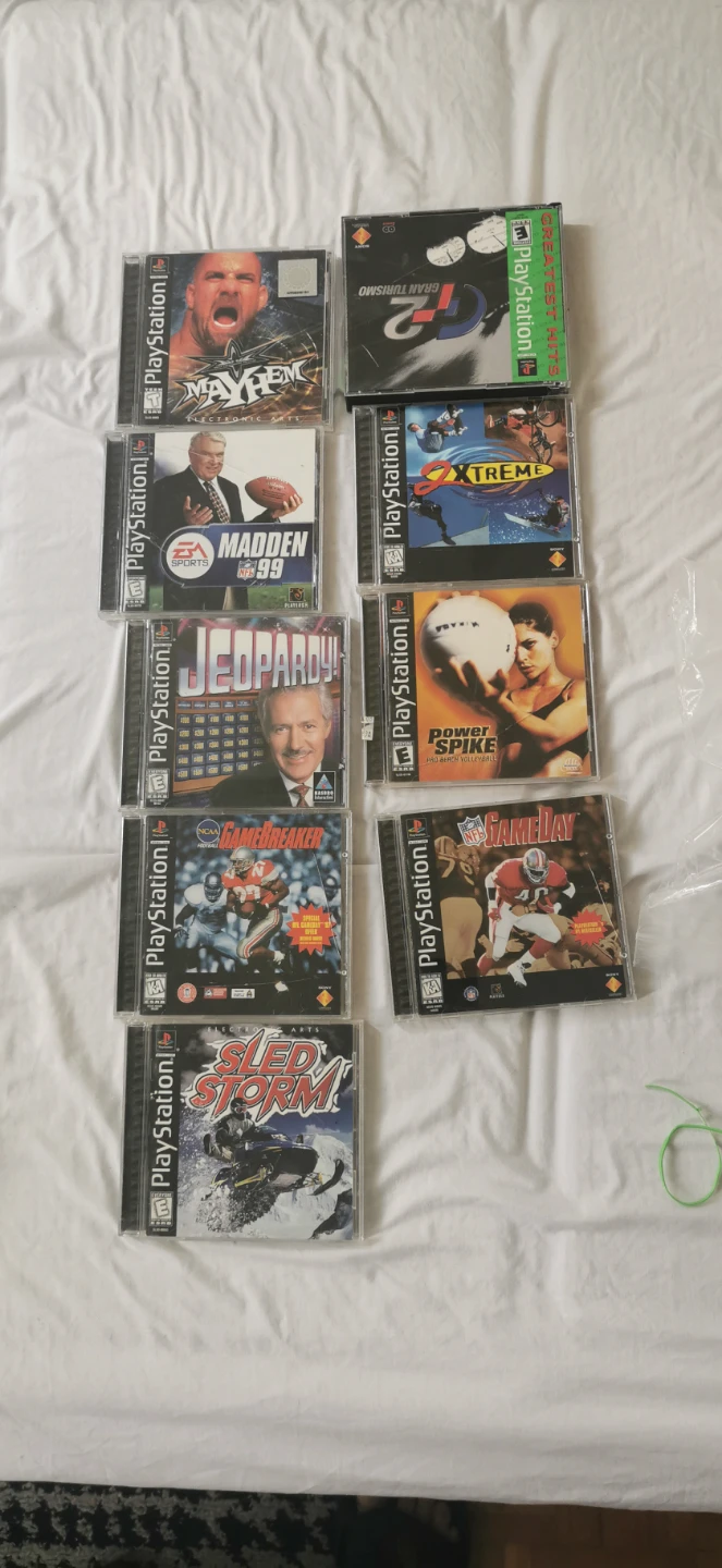 Sony PlayStation 1 Console with Controller and Games - photo 4