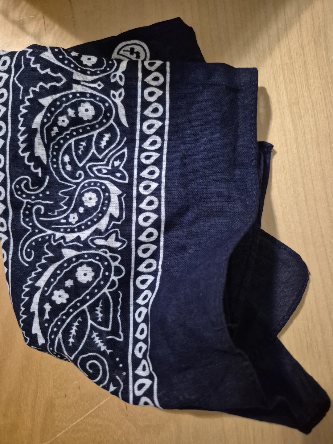 BN)Navy Blue Paisley Bandana - photo 2