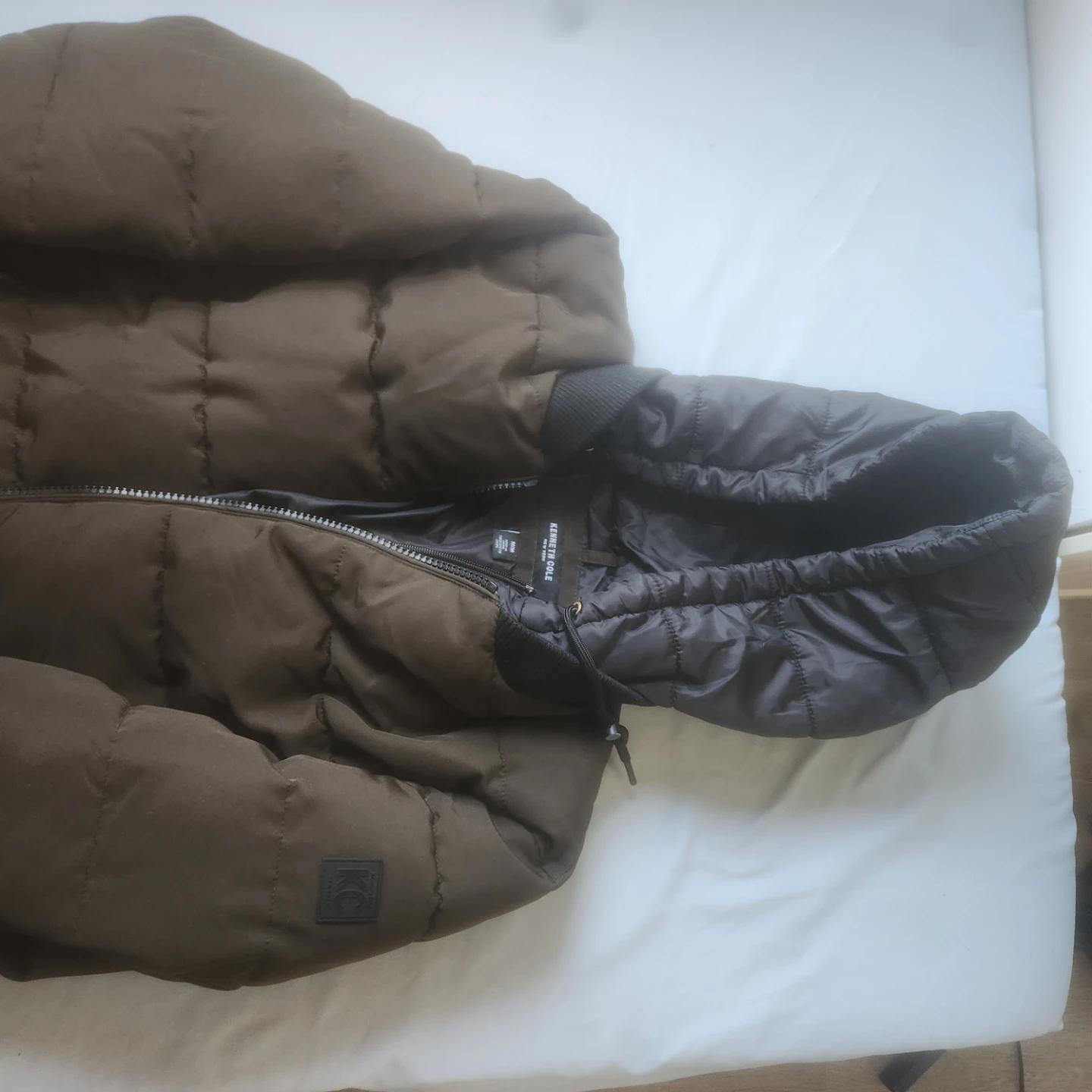 Kenneth Cole Reaction Men's Oxford Hooded Bomber Jack - photo 4