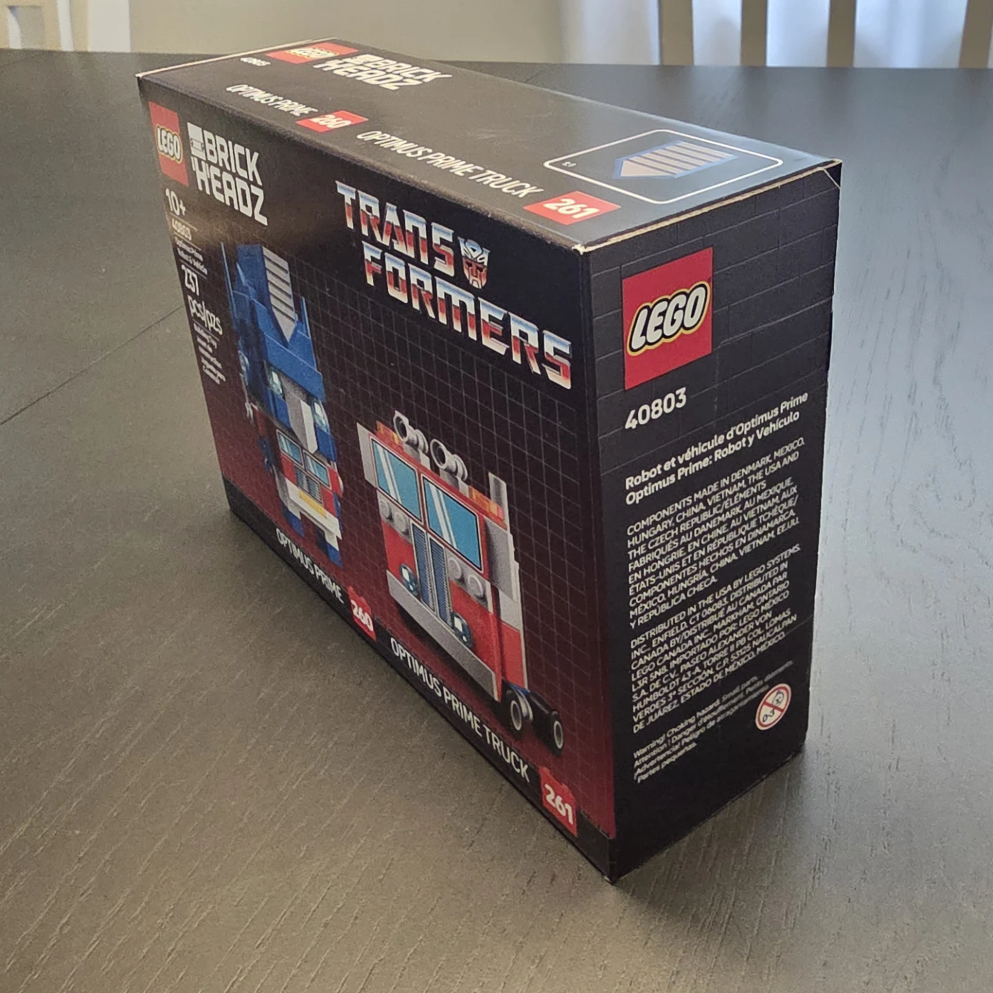 LEGO BrickHeadz Optimus Prime Robot & Vehicle Set - photo 2