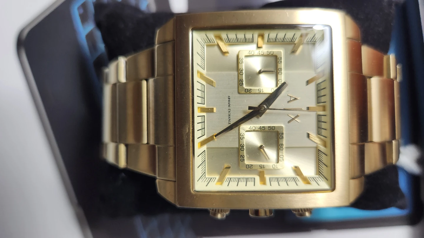 Armani Exchange Gold Watch