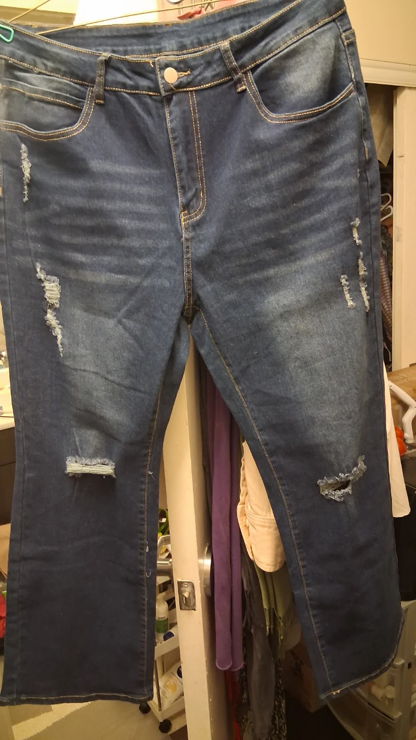 Women's Blue Denim Jeans Size 1XL