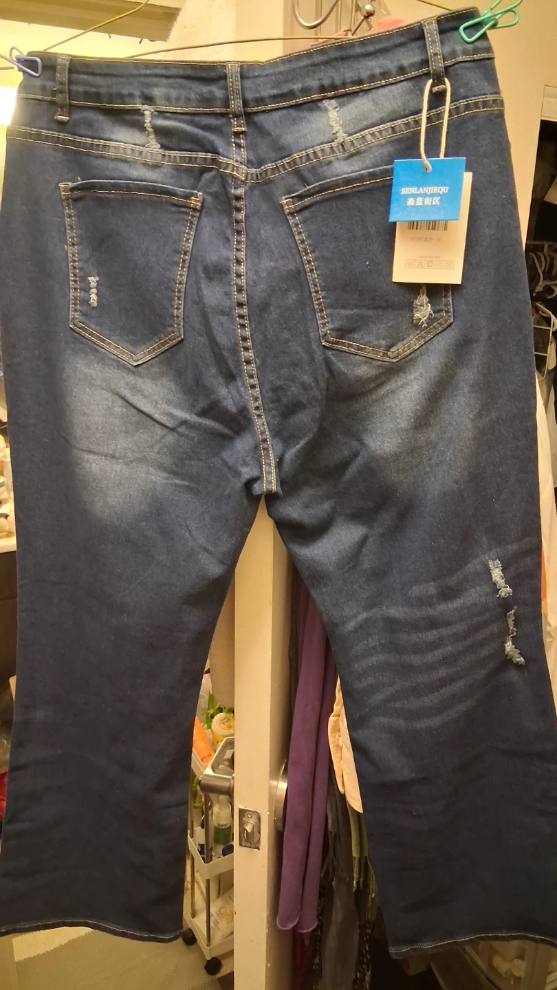Women's Blue Denim Jeans Size 1XL - photo 2
