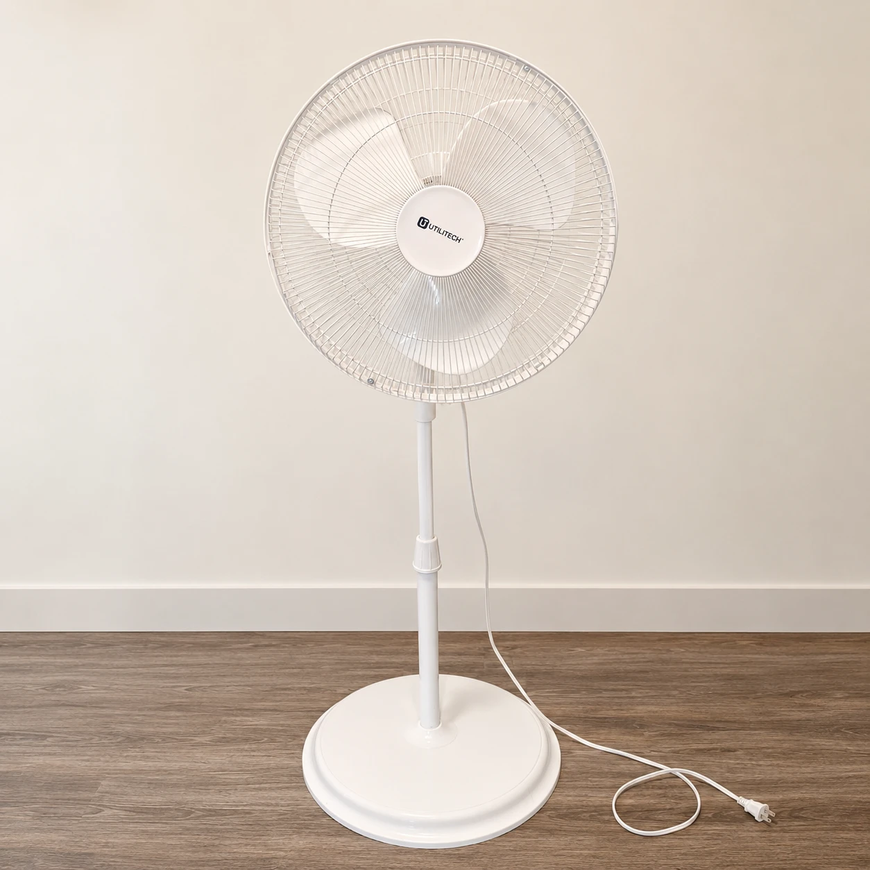 Super Silent White Pedestal Fan